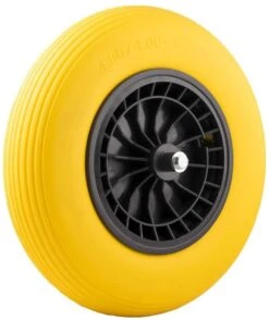 Merkloos Kruiwagenwiel Anti Lek - 4.80/4.00-8 - Massief PU Band - Lekvrij Wiel Met 130mm As - Kruiwagenband 4.80/400 Voor Kruiwagen -Tuingereedschaps Winkel 1007x1200 1