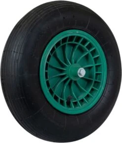 Kruiwagen Wiel 4.00 - 8 Luchtband Lijnprofiel - Asdiameter 20mm -Tuingereedschaps Winkel 1026x1200