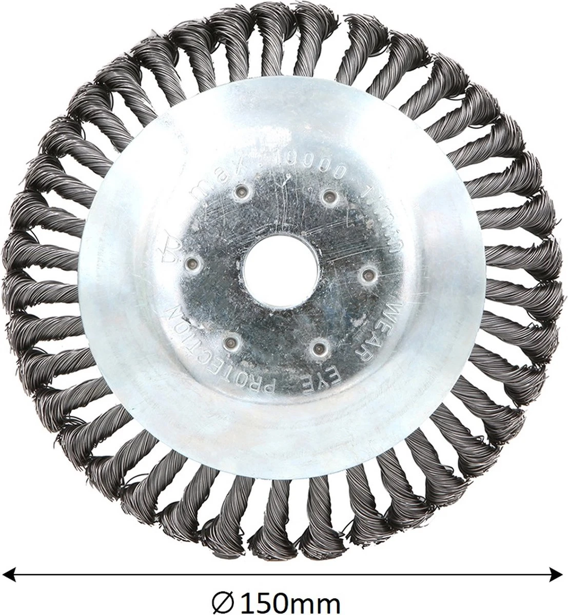 Universele Onkruidborstel Per 5 - 15CM - Max. Toerental 10.000 P/m - Onkruid Verwijderen - Onkruidverwijderaar - Tuingereedschap - Onkruidborstel Bosmaaier - Opzetstuk - SET 6 Universele Onkruidborstel Per 5 - 15CM - Max. Toerental 10.000 P/m - Onkruid Verwijderen - Onkruidverwijderaar - Tuingereedschap - Onkruidborstel Bosmaaier - Opzetstuk - SET - Afbeelding 4