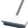 Synx Tools Luiwagen Borstel 2-in-1 Trekker - Badkamer Borstel Vloertrekker Met Steel Schrobborstel - Harde Borstelharen - Vloerwisser Badkamer - Met Telescopische Steel -Tuingereedschaps Winkel 1140x1200