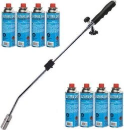 Onkruidbrander Set Met 8 Gasflessen