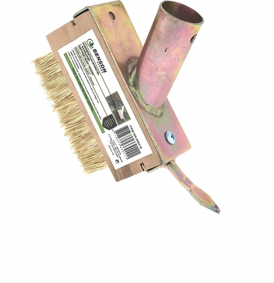 Benson Onkruidborstel - Voegenkrabber - Onkruidkrabber - Zonder Steel - Messing - Met Haak 9 Benson Onkruidborstel - Voegenkrabber - Onkruidkrabber - Zonder Steel - Messing - Met Haak - Afbeelding 7