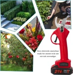 Elektrische Snoeischaar - Accu Snoeischaar - 2 Accu's - Professioneel - Tuinschaar -Tuingereedschaps Winkel 1165x1200