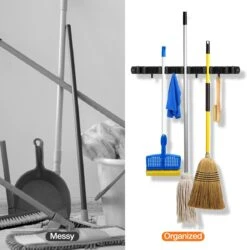 BOTC Bezemhouder - 5 Houders 6 Haken - Gereedschapshouder - Zeflklevend - Bezem Ophangsysteem - Ophanghaken - Tuingereedschap 14 BOTC Bezemhouder - 5 Houders 6 Haken - Gereedschapshouder - Zeflklevend - Bezem Ophangsysteem - Ophanghaken - Tuingereedschap -Tuingereedschaps Winkel 1186x1200