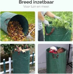Goliving Tuinafvalzak - Set Van 2- Tuinafvalzakken Opvouwbaar - Tuinzak - Tuinafvalemmer - 2x 280 Liter - Groen -Tuingereedschaps Winkel 1189x1200 1