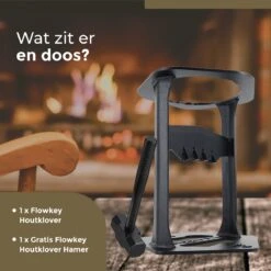 Flowkey® Houtklover XL - Houtsplijter Bijl - Houtkliever Kloofwig Gietijzer - Voor Hout & Aanmaakhout - Inclusief Gratis Hamer -Tuingereedschaps Winkel 1199x1200 13