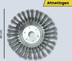 Merkloos Onkruidborstel Voor Bosmaaier | 200mm 20 Cm Staalborstel Nieuw | Universele Onkruidborstel 200 Mm - Onkruidverwijderaar - Voegenborstel - Grastrimmer -Tuingereedschaps Winkel 1200x1004 2