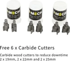 T-Mech Slotkast Frees – Freesmal Deurslot - Inclusief 6 Hardmetalen Frezen - 43 Cm H X 20 Cm B X 15 Cm D - Nauwkeurige Frees In 5 Minuten -Tuingereedschaps Winkel 1200x1039