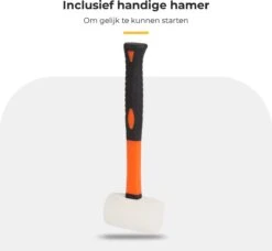 Maatworkz - Houtklover + Hamer - Houtsplijter - Houtkliever - Houtklover Voor Aanmaakhout - Gietijzer - Zwart -Tuingereedschaps Winkel 1200x1110