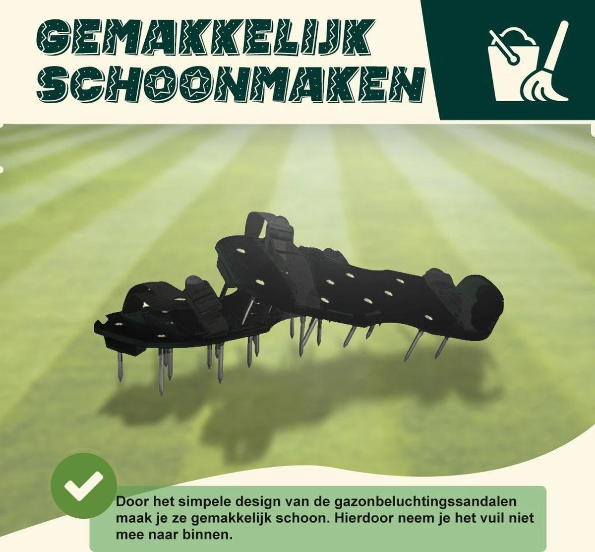 Merkloos Gazonbeluchtingssandalen Premium - Gazonbeluchter - Beluchter - Gazonverluchter - Gazonpriksandalen - Verticuteerroller - Graszaad - Gazonmest - Kerstcadeau - Voor Mannen - Voor Vrouwen - Cadeautjes- Vaderdag Cadeau- Geschenk- Cadeautjes 4 Merkloos Gazonbeluchtingssandalen Premium - Gazonbeluchter - Beluchter - Gazonverluchter - Gazonpriksandalen - Verticuteerroller - Graszaad - Gazonmest - Kerstcadeau - Voor Mannen - Voor Vrouwen - Cadeautjes- Vaderdag Cadeau- Geschenk- Cadeautjes - Afbeelding 2