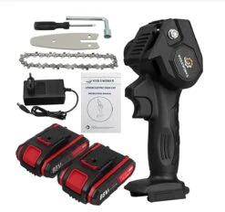 Violeworks® Accu Kettingzaag - Snoeizaag - Mini Kettingzaag - Handkettingzaag - Ook Voor Makita - Elektrische Kettingzaag - Elektrische Snoeischaar - Op Batterij - 2900 MAh - 1080W - 88V -Tuingereedschaps Winkel 1200x1128 4