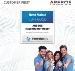 AREBOS Zitmaaierkrik Zitmaaier Kriksysteem Krik Hijstoestel Reinigingshulp 400kg 23 AREBOS Zitmaaierkrik Zitmaaier Kriksysteem Krik Hijstoestel Reinigingshulp 400kg -Tuingereedschaps Winkel 1200x1135 2