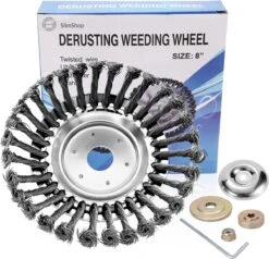 Merkloos SlimShop Onkruidborstel - Bosmaaier Grastrimmer - Onkruid - Onkruidkrabber - Voegenborstel - Onkruidverwijderaar - Max 10.000 Toerental P/m - 20CM -Tuingereedschaps Winkel 1200x1154 2