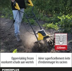 Powerplus POWXG72010 Tuinfrees - 1500W - Werkbreedte 450mm - Werkdiepte Max. 220mm - Incl. 6 Messen En Wielen -Tuingereedschaps Winkel 1200x1179 4