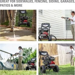 Powertech Professionele Hogedrukreiniger Op Benzine - 6.5 PK - 3600 PSI - 220 Bar - Hogedrukreiniger Auto - Terrasreiniger - Oppervlaktereiniger - Autoreiniger - Zwembadreiniger - 5 Snelkoppelstukken- Zwart / Rood -Tuingereedschaps Winkel 1200x1195 11