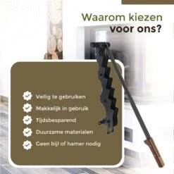 Flowkey® Houtklover XL - Houtsplijter Bijl - Houtkliever Kloofwig Gietijzer - Voor Hout & Aanmaakhout - Inclusief Gratis Bevestigingsset -Tuingereedschaps Winkel 1200x1199 10