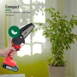 Mardin Mini Kettingzaag - Snoeizaag - Kettingzaag - Kettingzaag Electrisch Met 2 Accu - Inclusief Koffer - 1 Extra Accu - Rood -Tuingereedschaps Winkel 1200x1199 7