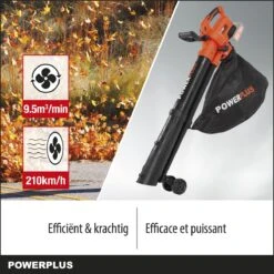 Powerplus Dual Power POWDPG75270 Bladblazer - Bladzuiger En -versnipperaar - Brushless - Blazen - Zuigen - Versnipperen - Excl. Accu En Lader - Incl. Opvangzak 45L -Tuingereedschaps Winkel 1200x1200 262