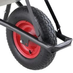 Gardebruk Kruiwagen 100L - Luchtband - 250kg Draagkracht Zilver -Tuingereedschaps Winkel 1200x1200 279