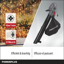 Powerplus POWEG9013 Elektrische Bladblazer - Bladzuiger En -versnipperaar - 3300W - Blazen - Zuigen - Versnipperen - Incl. 40L Opvangzak 10 Powerplus POWEG9013 Elektrische Bladblazer - Bladzuiger En -versnipperaar - 3300W - Blazen - Zuigen - Versnipperen - Incl. 40L Opvangzak -Tuingereedschaps Winkel 1200x1200 305