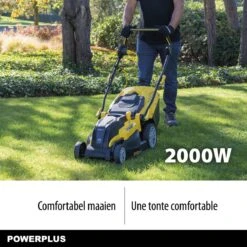 Powerplus POWXG6281 Elektrische Grasmaaier - Grasmachine Voor Middelgrote En Grote Tuin - 2000W - Maaibreedte 420mm - Verstelbare Maaihoogte - Mulching Functie - Incl. 40L Opvangbak -Tuingereedschaps Winkel 1200x1200 339