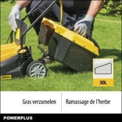 Powerplus POWXG6212T Elektrische Grasmaaier - Grasmachine Voor Kleine En Middelgrote Tuin - 1300W - Maaibreedte 320mm - Verstelbare Maaihoogte - 30L Opvangbak - Incl. Grastrimmer 250W -Tuingereedschaps Winkel 1200x1200 372