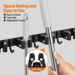 BOTC Bezemhouder - 5 Houders 6 Haken - Gereedschapshouder - Zeflklevend - Bezem Ophangsysteem - Ophanghaken - Tuingereedschap 16 BOTC Bezemhouder - 5 Houders 6 Haken - Gereedschapshouder - Zeflklevend - Bezem Ophangsysteem - Ophanghaken - Tuingereedschap -Tuingereedschaps Winkel 1200x1200 5