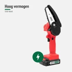 Mardin Mini Kettingzaag - Snoeizaag - Kettingzaag - Kettingzaag Electrisch Met 2 Accu - Inclusief Koffer - 1 Extra Accu - Rood -Tuingereedschaps Winkel 1200x1200 512