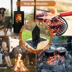 Miseru Houtklover – Geen Bijl Nodig – No Axe - Houtsplijter – Houtkliever – HANDMADE In Holland - Houtklover Voor Aanmaakhout – Metaal -Tuingereedschaps Winkel 1200x1200 535