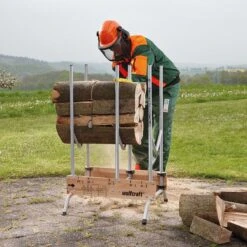 Wolfcraft - Professionele Zaagbok - Voor Kettingzaag - Hout - Opbouwbare, Stabiele Zaagbok Voor Brandhout - 5121000 - 10 JAAR GARANTIE -Tuingereedschaps Winkel 1200x1200 550