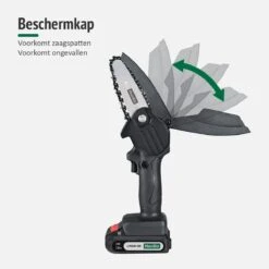 Mardin Mini Kettingzaag - Snoeizaag - Kettingzaag - Kettingzaag Electrisch Met 2 Accu - Inclusief Koffer - 1 Extra Accu - Zwart -Tuingereedschaps Winkel 1200x1200 635