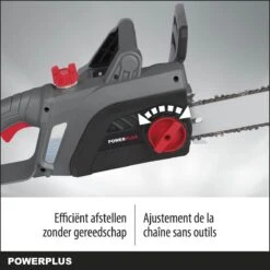 Powerplus POWEG10110 Elektrische Kettingzaag - 2200W - Zwaardlengte 400mm - Automatische Kettingsmering - Incl. 1x Ketting En 1x Zwaard -Tuingereedschaps Winkel 1200x1200 651