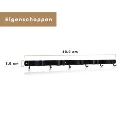 Bezem Ophangsysteem – Bezemhouder – Tuingereedschap – RVS – 5 Houders – 6 Haken - BAULK® -Tuingereedschaps Winkel 1200x1200 66