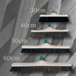 MAUS Bezem Binnen 60cm - Zachte Paardenhaar Zaalveger Met Steel 150cm - Gerecycled - Made In EU - Zeer Robuust -Tuingereedschaps Winkel 1200x1200 75