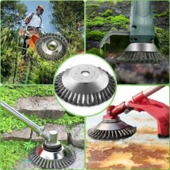 Merkloos SlimShop Onkruidborstel - Bosmaaier Grastrimmer - Onkruid - Onkruidkrabber - Voegenborstel - Onkruidverwijderaar - Max 10.000 Toerental P/m - 20CM -Tuingereedschaps Winkel 1200x1200 785