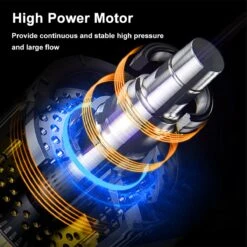 Merkloos Elektrische Accu-Hogedrukreiniger - 1.2mpa - Multifunctioneel Mondstuk - Draagbaar Oplaadbaar Snoerloos - Reinigingsspuitpistool - Met Rijke Accessoires - Voor Auto, Tuin, Terras, Raam - Zwart -Tuingereedschaps Winkel 1200x1200 819
