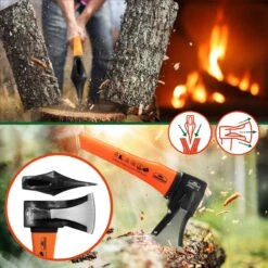 Merkloos Kliefhamer 3kg En Hakbijl 37cm Met Fiber Steel - Set Van 2 Stuks -Tuingereedschaps Winkel 1200x1200 833