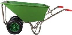 Kruiwagen Met Dubbel Luchtwiel Stal Eco Groen 160 Liter -Tuingereedschaps Winkel 1200x586 1