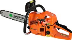 TIMBERPRO - Kettingzaag - 62 Cc - Benzine - Zwaardlengte 50 Cm - Met Transportzak - Met 2e Ketting -Tuingereedschaps Winkel 1200x659