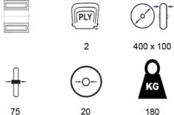 Kruiwagen Wiel 4.00 - 8 Luchtband Lijnprofiel - Asdiameter 20mm -Tuingereedschaps Winkel 1200x795 3