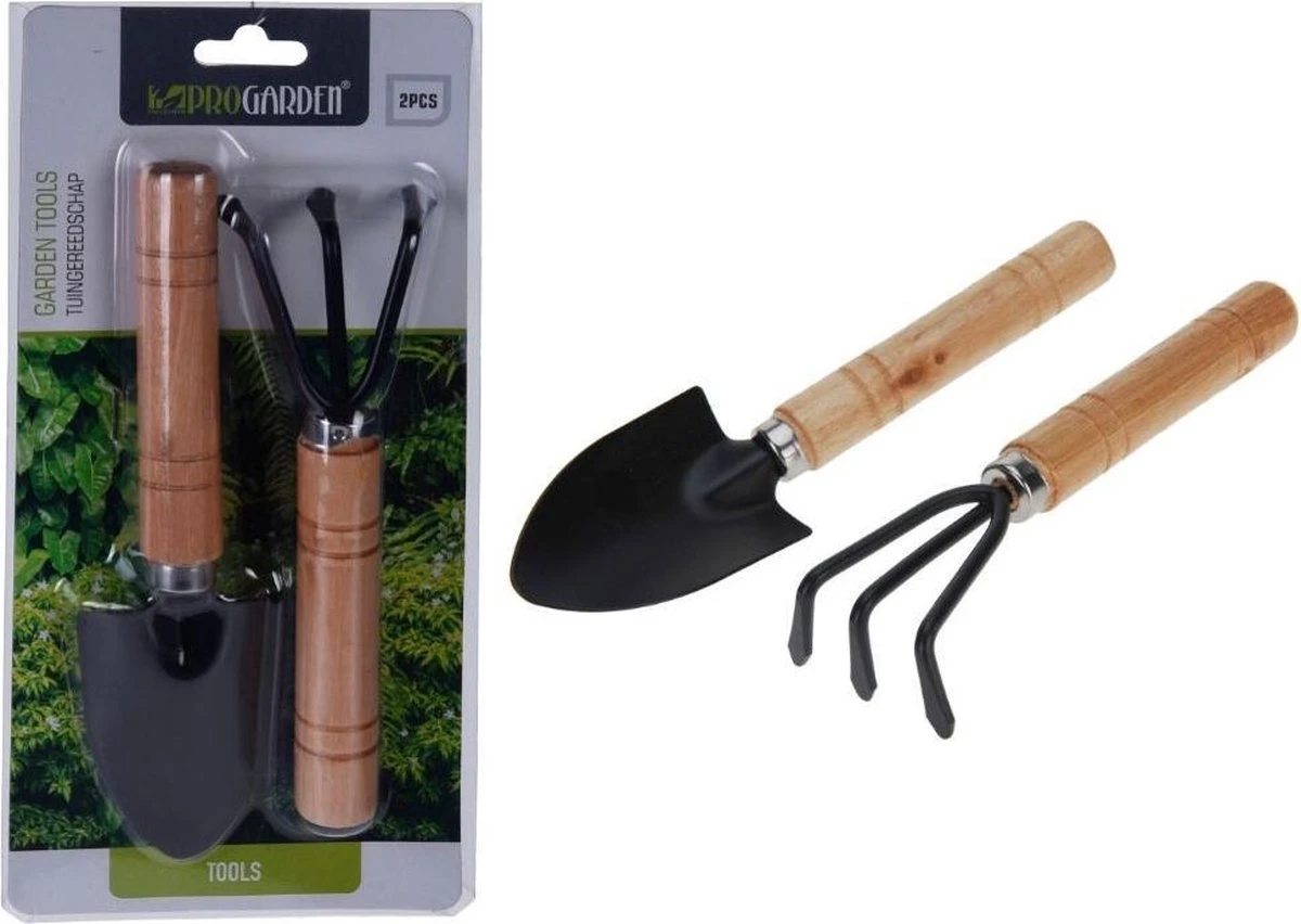 Pro Garden Schep En Hark Mini - Kinderen - Kamerplanten - Tuingereedschapsetje - Tuinieren 4 Pro Garden Schep En Hark Mini - Kinderen - Kamerplanten - Tuingereedschapsetje - Tuinieren - Afbeelding 2