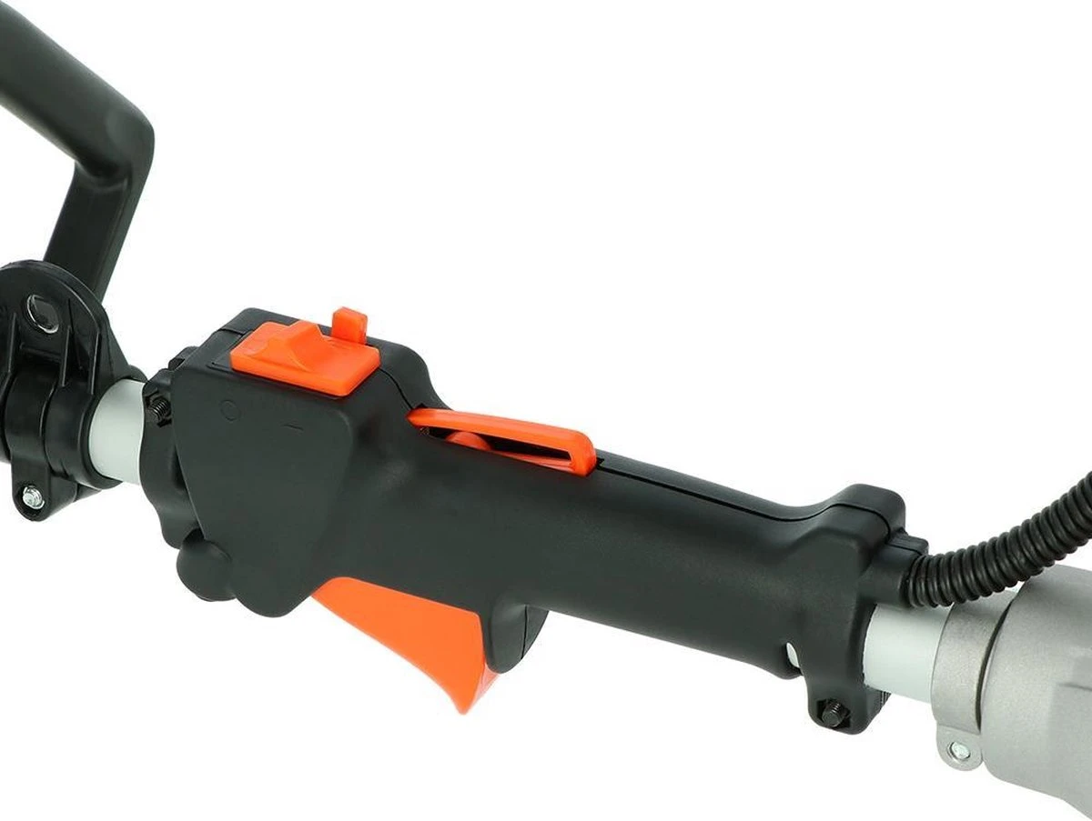 Kibani 6-in-1 Multitool - 52 Cc / 1.9 PK 2-takt Benzine Motor - Heggenschaar, Kettingzaag, Grastrimmer, Maaidraad 100M, Onkruidborstel, Zaagblad, Maaidraad 100 M & Bosmaaier 17 Kibani 6-in-1 Multitool - 52 Cc / 1.9 PK 2-takt Benzine Motor - Heggenschaar, Kettingzaag, Grastrimmer, Maaidraad 100M, Onkruidborstel, Zaagblad, Maaidraad 100 M & Bosmaaier - Afbeelding 15