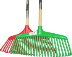 Synx Tools Gazonhark Bladhark 23 Tanden Hark - Harken - Grashark- Gazon - Kunststof Blauw/groen -Met Steel 120cm -Tuingereedschaps Winkel 1200x947