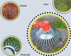 Merkloos Onkruidborstel Voor Bosmaaier | 200mm 20 Cm Staalborstel Nieuw | Universele Onkruidborstel 200 Mm - Onkruidverwijderaar - Voegenborstel - Grastrimmer -Tuingereedschaps Winkel 1200x954 4