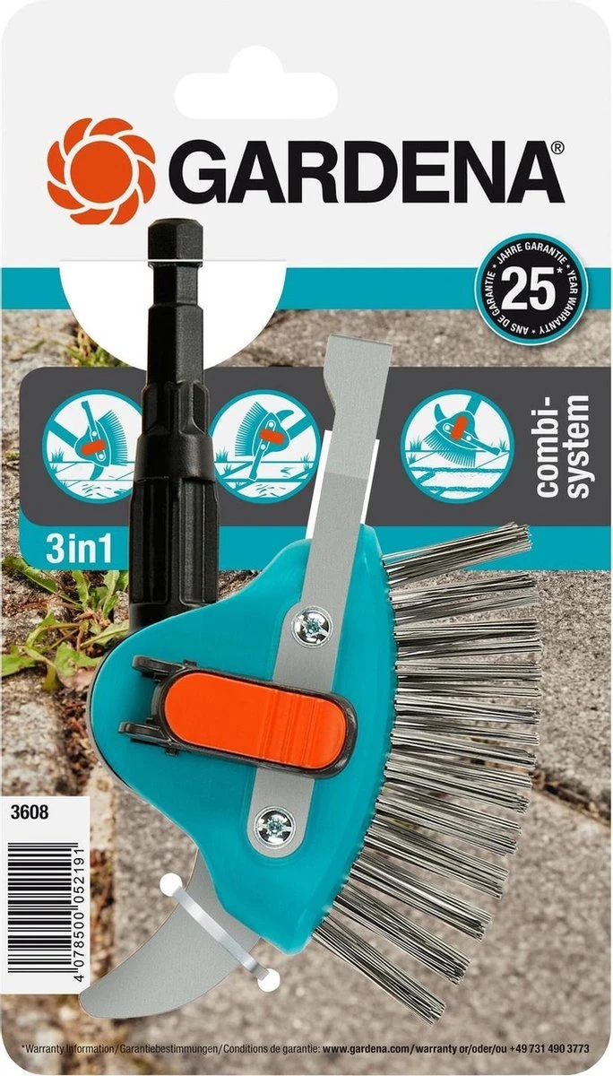 Gardena Voegenkrabber 3-in-1 Combisysteem 23,5 X 13,4 Cm Blauw 7 Gardena Voegenkrabber 3-in-1 Combisysteem 23,5 X 13,4 Cm Blauw - Afbeelding 5