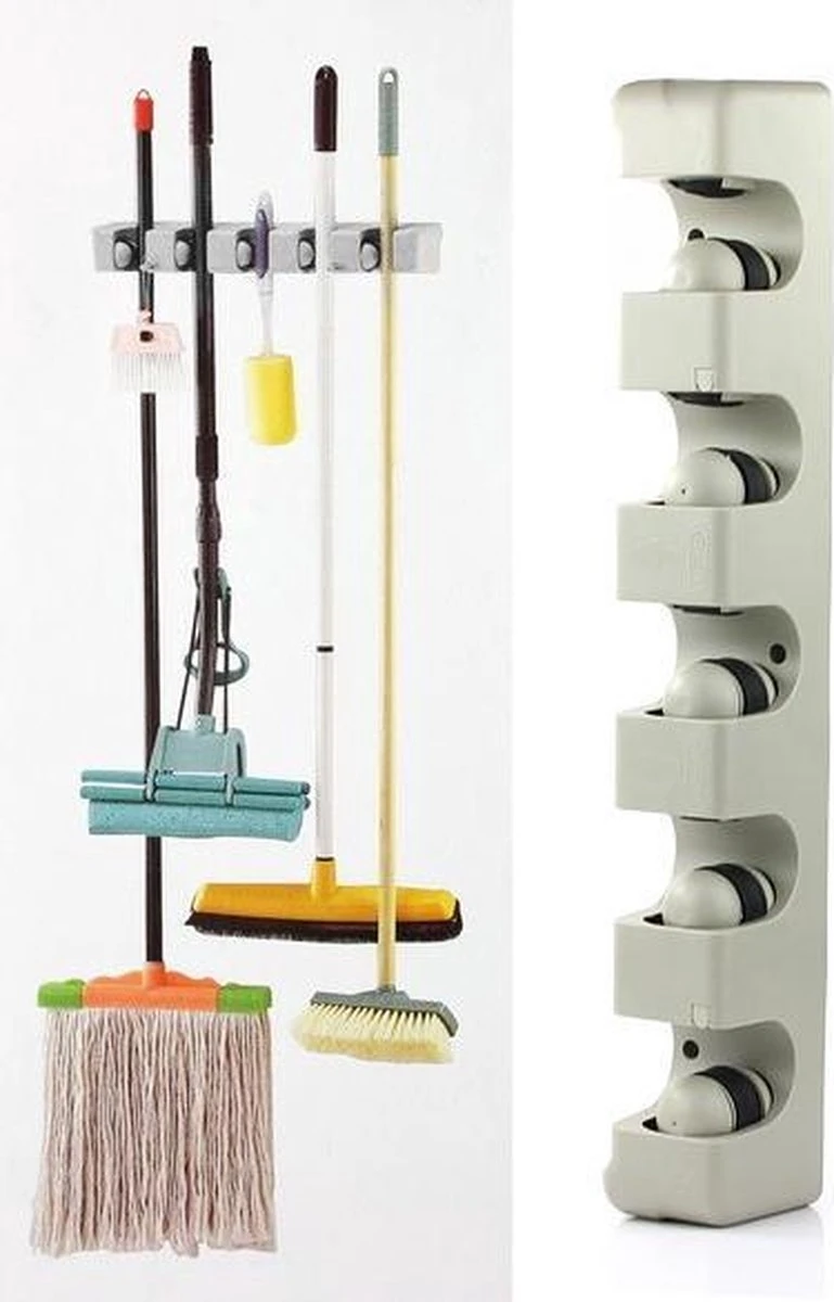 Merkloos Bezem & Tuingereedschap Ophangsysteem - Wandhouder Tuin Gereedschapshouder - Tuingereedschapshouder 3 Merkloos Bezem & Tuingereedschap Ophangsysteem - Wandhouder Tuin Gereedschapshouder - Tuingereedschapshouder