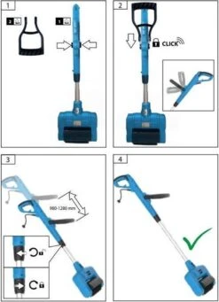 Güde Elektrische Oppervlakte- En Voegenreiniger - MET Telescopische Stang & 4 Voegenborstels - GUB 500 -Tuingereedschaps Winkel 868x1200 3