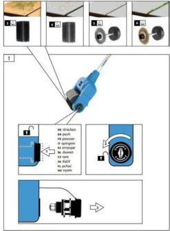 Güde Elektrische Oppervlakte- En Voegenreiniger - MET Telescopische Stang & 4 Voegenborstels - GUB 500 -Tuingereedschaps Winkel 883x1200 1