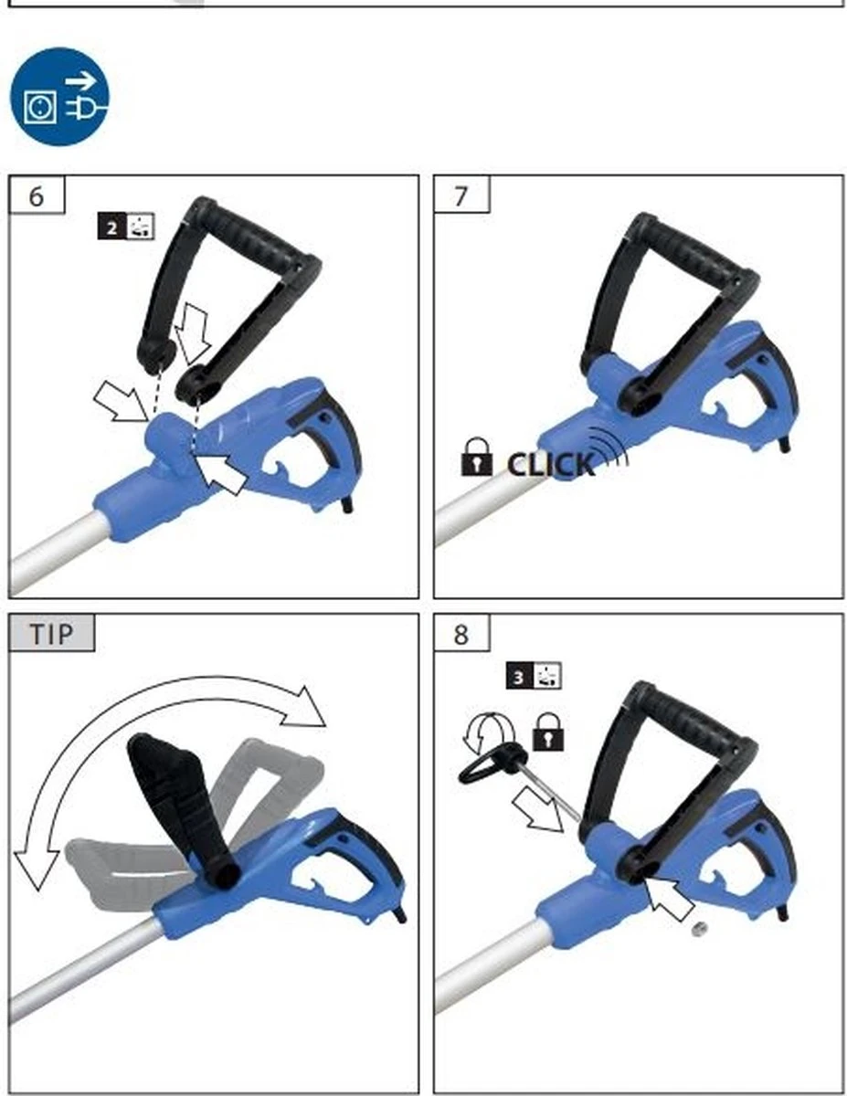 Güde Luxe Elektrische Voegenreiniger GFR401 - Onkruidborstel - Met Vier Borstels - 400W 5 Güde Luxe Elektrische Voegenreiniger GFR401 - Onkruidborstel - Met Vier Borstels - 400W - Afbeelding 3